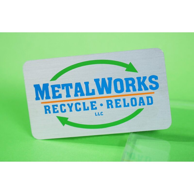 Aluminum Business Cards - 4