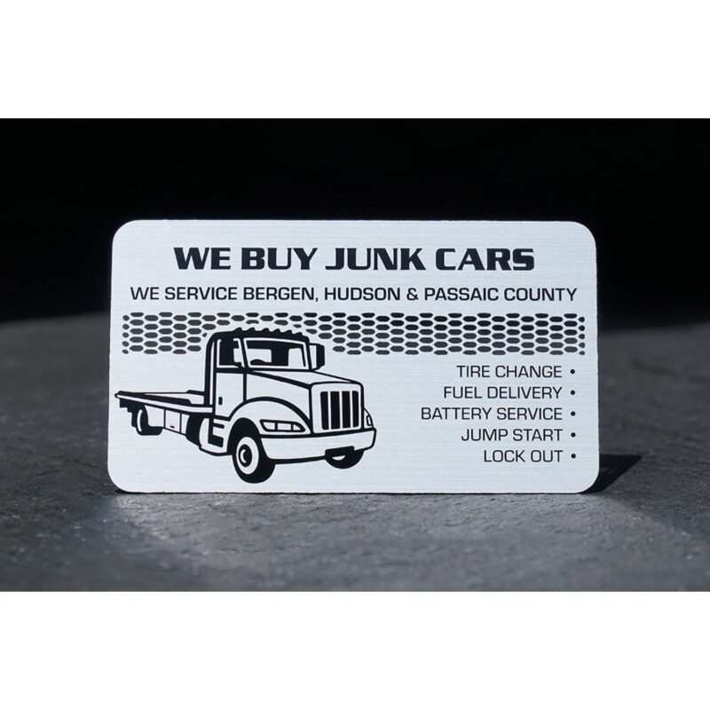 Aluminum Business Cards - 6