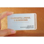Aluminum Business Cards - 9