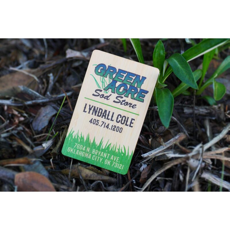 Bamboo Wood Business Cards - 4