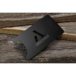 Black Metal Business Cards - 5