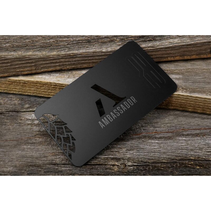 Black Metal Business Cards - 5