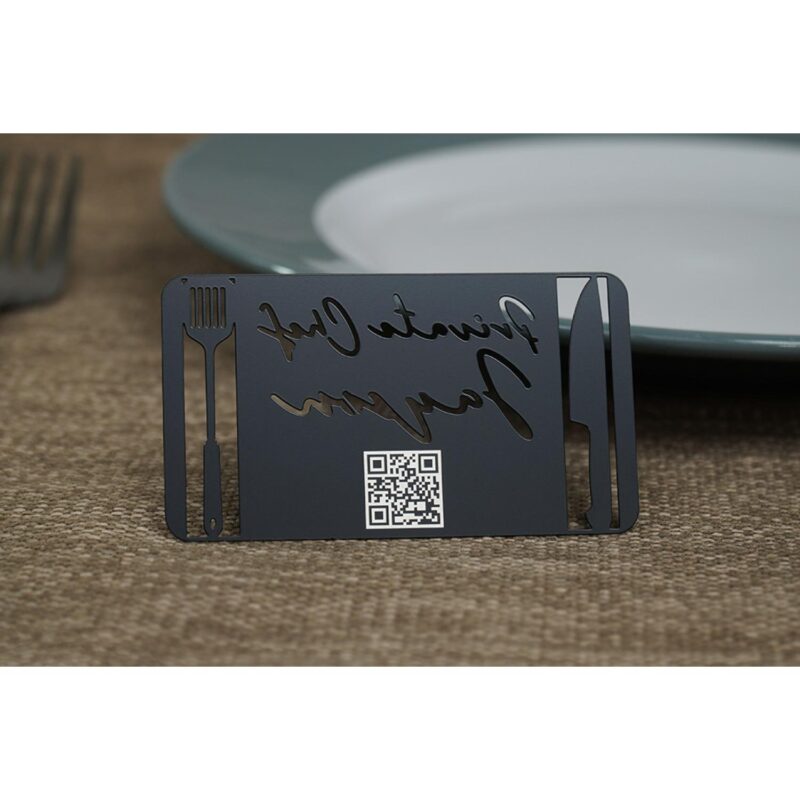 Black Metal Business Cards - 8