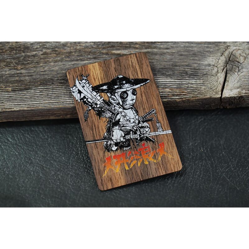 Black Walnut Wood Business Cards - 2