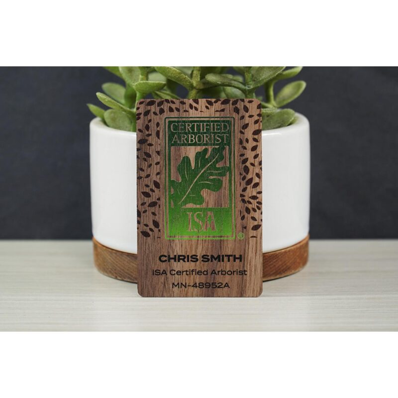 Black Walnut Wood Business Cards - 8