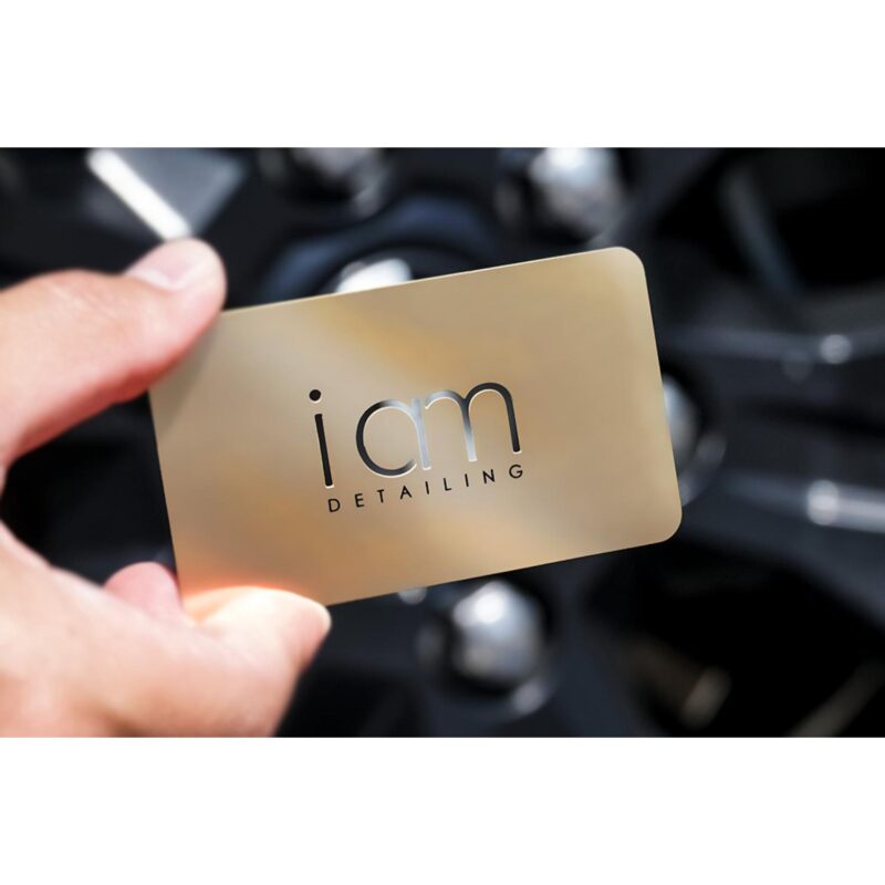 Brass Finish Business Cards - 2