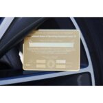 Brass Finish Business Cards - 5