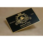 Brass Finish Business Cards - 7
