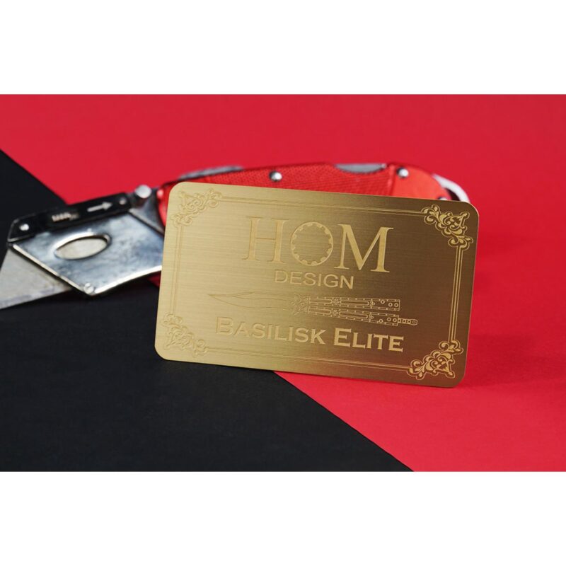 Brass Finish Business Cards - 8