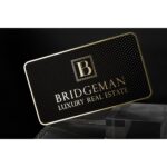 Brass Finish Business Cards - 9