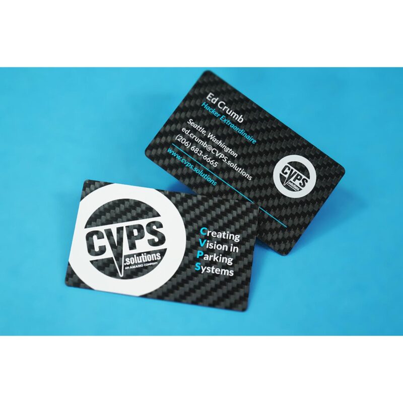 Carbon Fiber Business Cards - 2