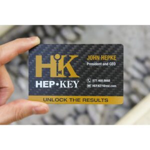 Carbon Fiber Business Cards