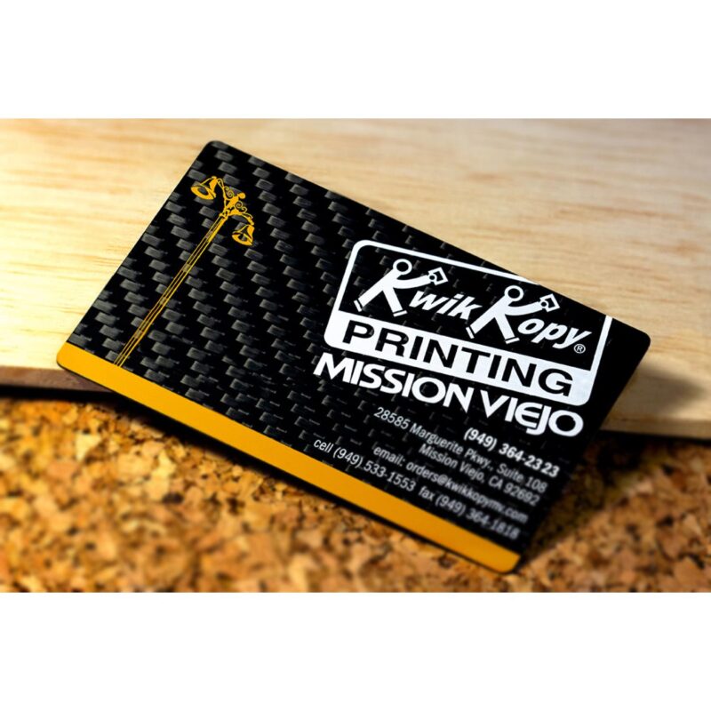 Carbon Fiber Business Cards - 5