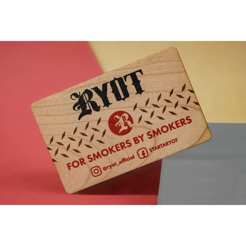 Cherry Wood Business Cards - 2