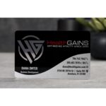 Clear Plastic Business Cards - 6