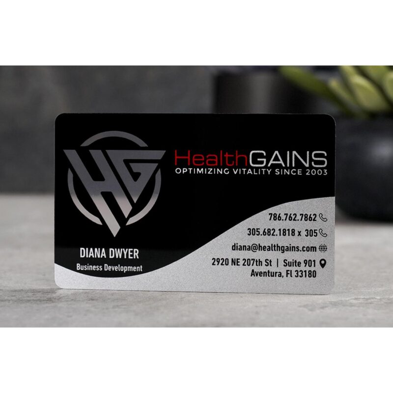 Clear Plastic Business Cards - 6