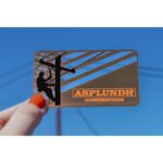 Copper Finish Metal Business Cards - 2