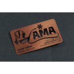 Copper Finish Metal Business Cards - 3