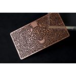 Copper Finish Metal Business Cards - 6