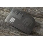 Gunmetal Business Cards - 5