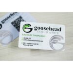 Quick Clear Plastic Business Cards - 7