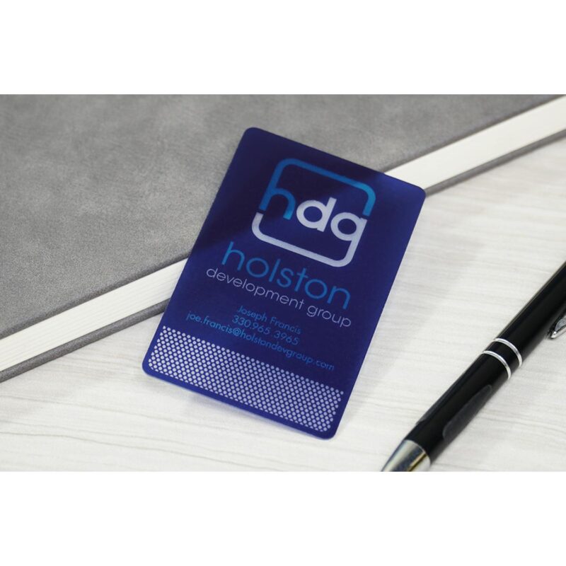 Quick Translucent Plastic Business Cards - 4