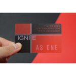 Quick Translucent Plastic Business Cards - 5