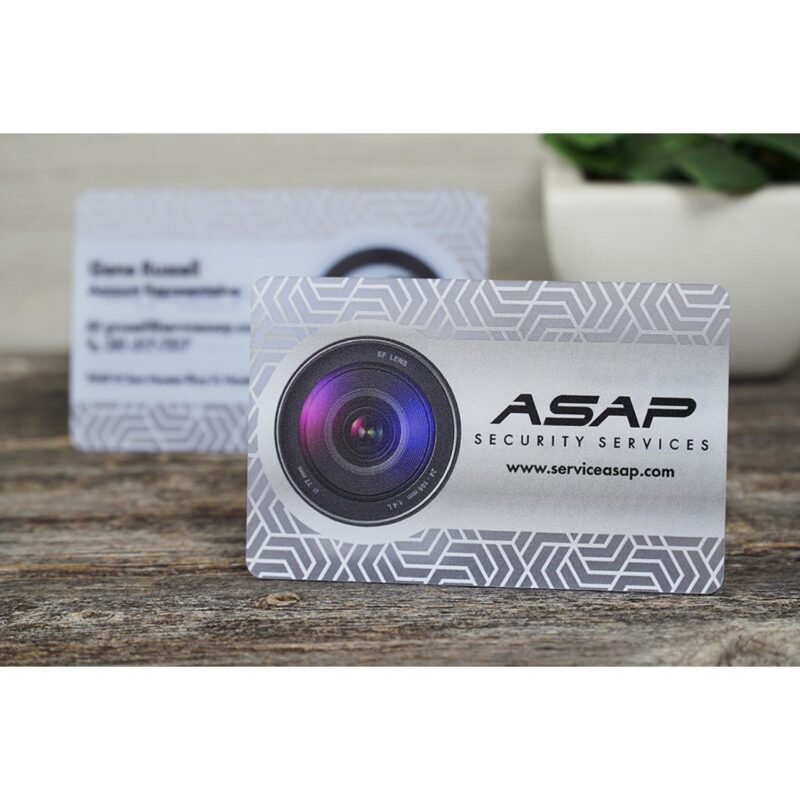 Quick Translucent Plastic Business Cards - 8