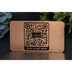 Rose Gold Metal Business Cards - 2