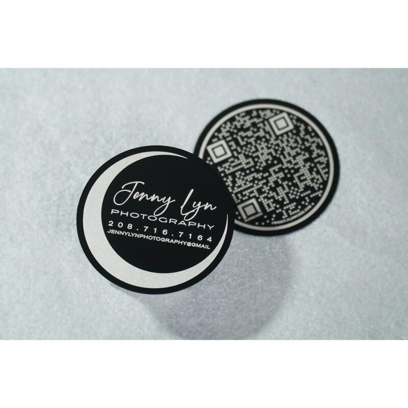 Square Metal Business Cards - 2