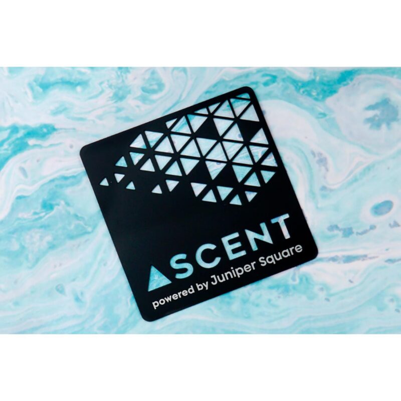 Square Metal Business Cards - 6