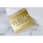 Square Metal Business Cards - 8