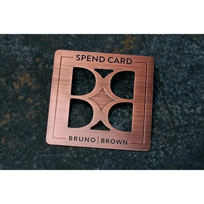 Square Metal Business Cards - 9