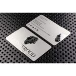 Stainless Steel Business Cards - 6