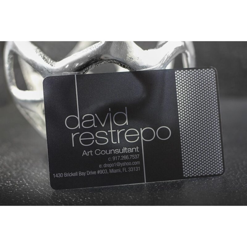 Translucent Plastic Business Cards - 1