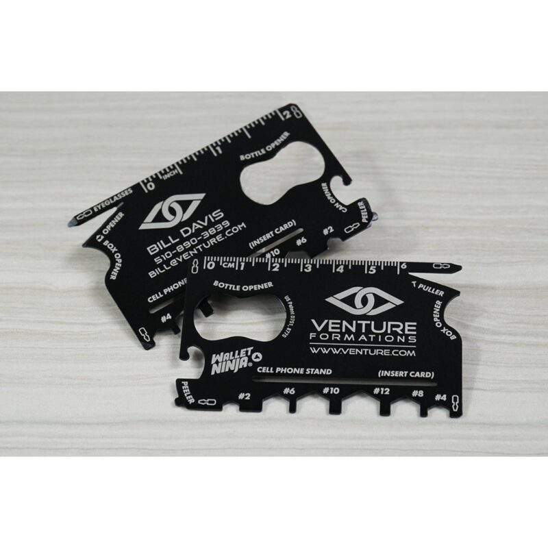 Wallet Ninja® Metal Business Cards - 5