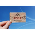White Oak Wood Business Cards - 5