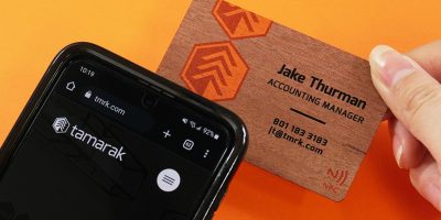 Wood NFC Business Cards